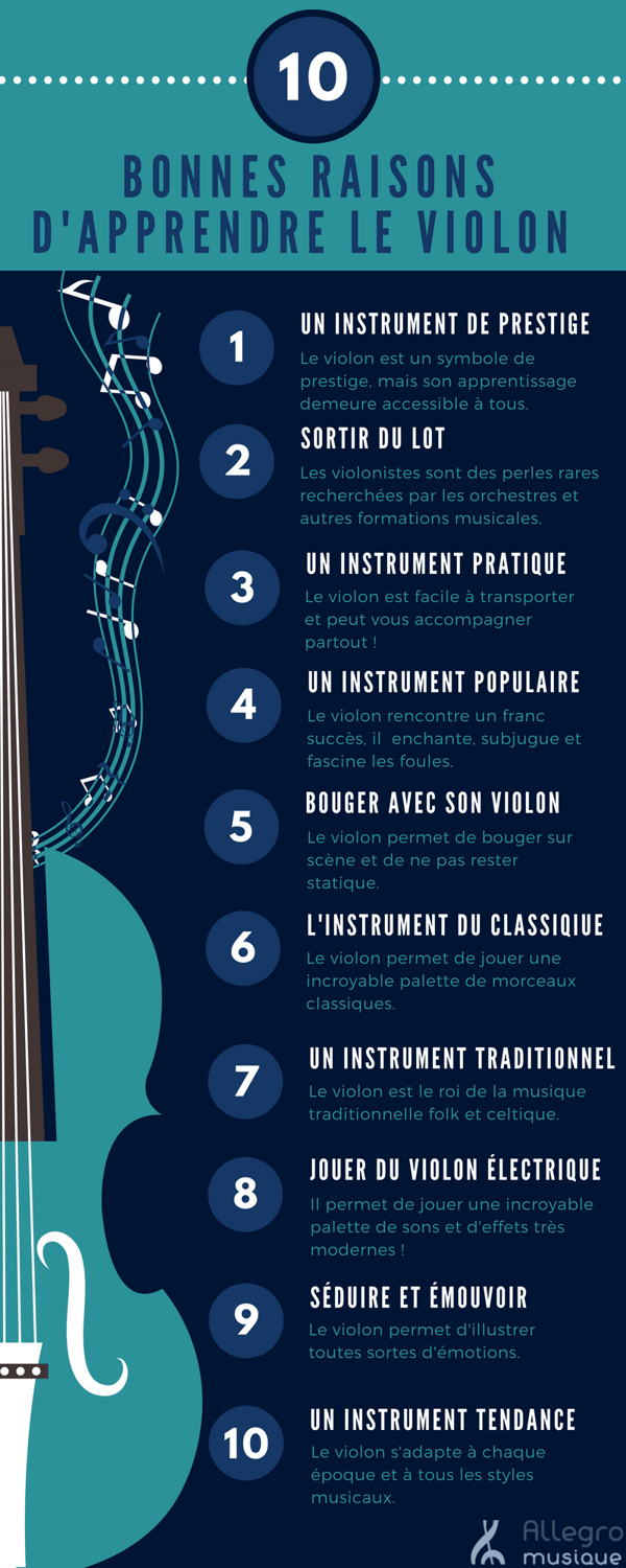 10 bonnes raisons de jouer du violon