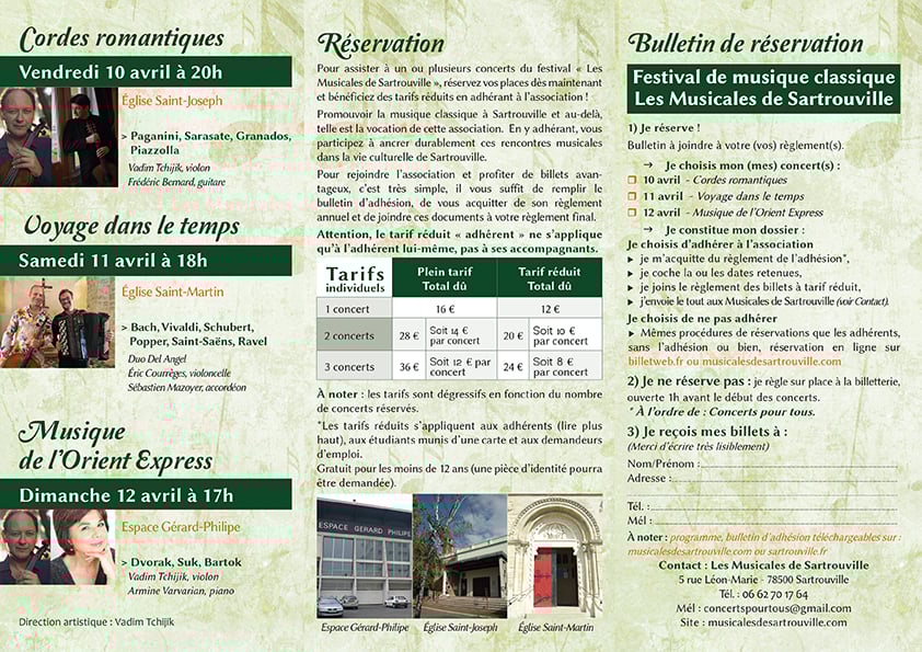 Musicales Sartrouville plaquette A4 A 26 p2