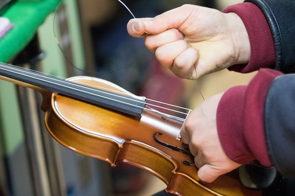 prendre soin corde violon