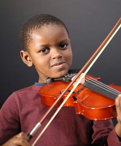 taille 1/8ème petit violon pour enfant 5 ans